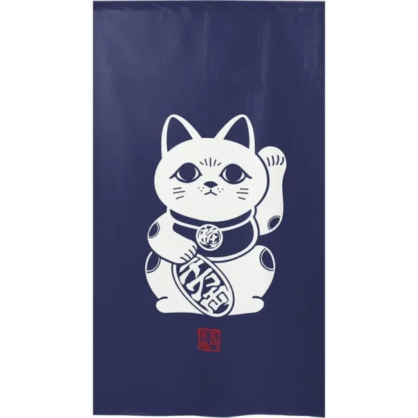 noren japonés maneki neko