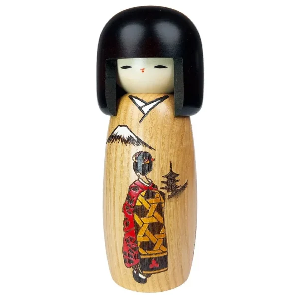 Muñeca Geisha Kokeshi