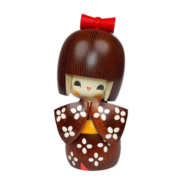 Muñeca Kokeshi tradicional japonesa