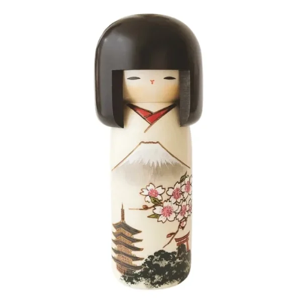 muñeca Kokeshi artesanía japonesa