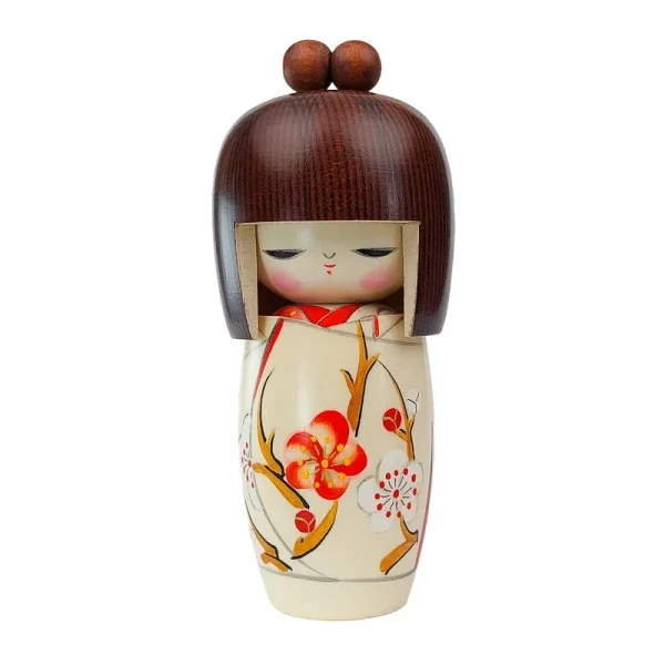 muñeca kokeshi tradicional