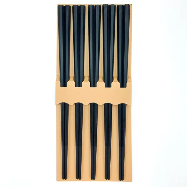 palillos negros de madera para sushi