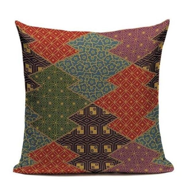 almohada con diseño japonés Shinden