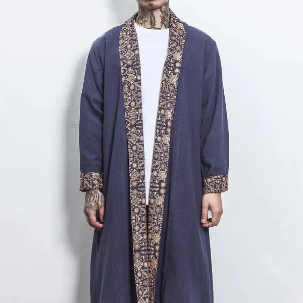 chaqueta tipo kimono larga tipo cárdigan