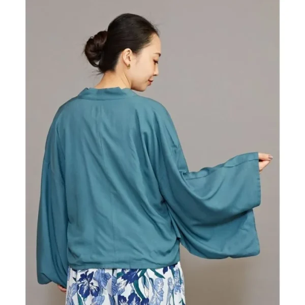 chaqueta corta de kimono para mujer