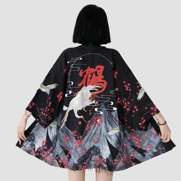 chaqueta de kimono japonesa para mujer