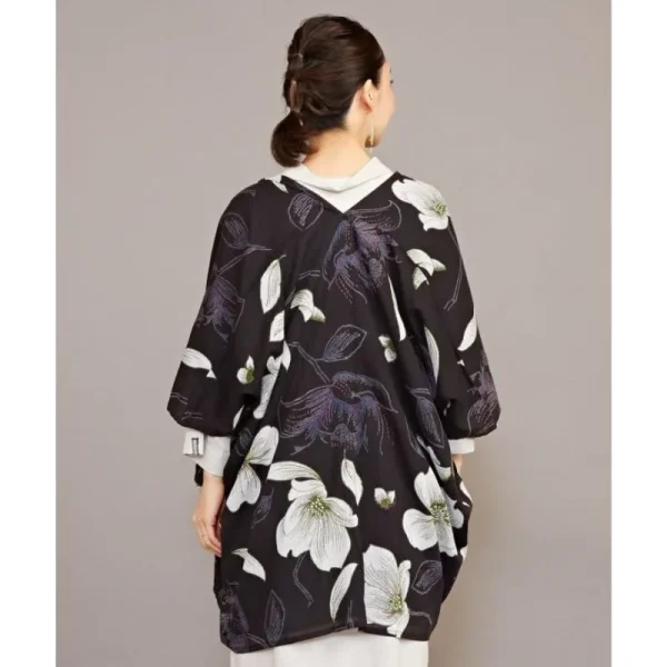 chaqueta tipo kimono elegante para mujer
