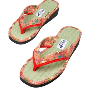 zori japonés rosa